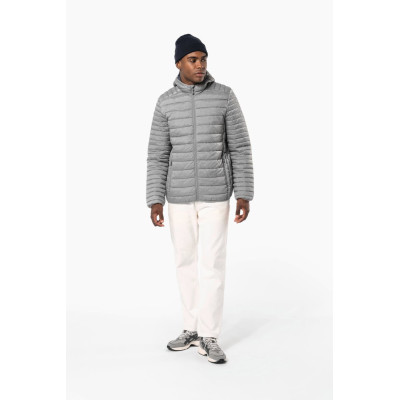 Men's lightweight hooded padded jacket